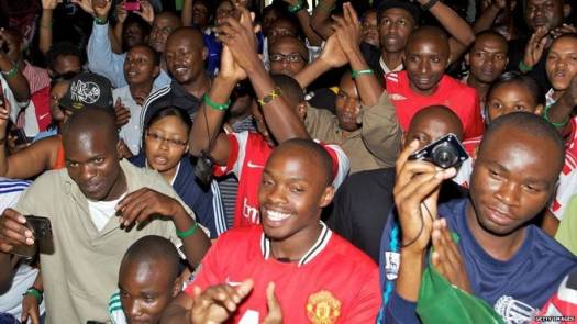 Рейтинг популярности английских клубов в Африке