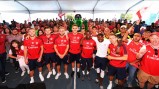 Arsenal first-team stars attend LA fan party Arsenal Media 17 Jul 2019