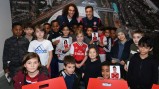 Players visit Arsenal in the Community programmes
