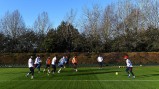 First team train ahead of Chelsea match