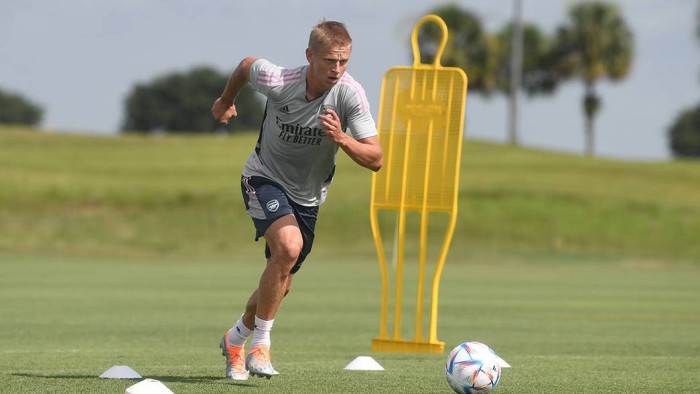 Gallery - Zinchenko's first training session