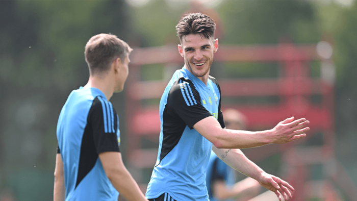 Gallery: Training in the sun ahead of United away