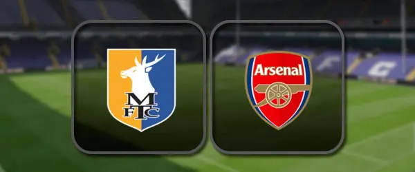 Мэнсфилд 1:2 Арсенал: Полный матч + обзор