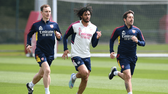 Elneny back running as he steps up his recovery