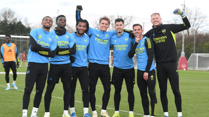 Gallery: Training complete ahead of Liverpool