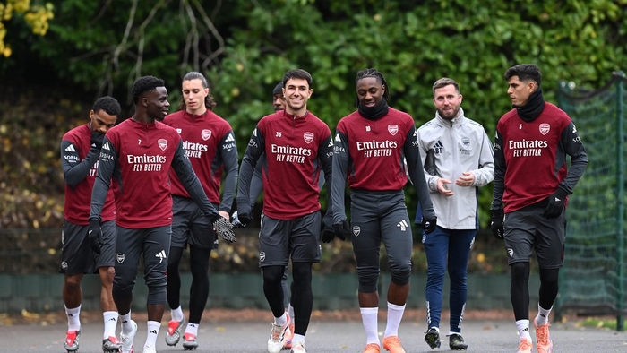 Фотоотчет тренировки: Подготовка к матчу с "Брюгге"