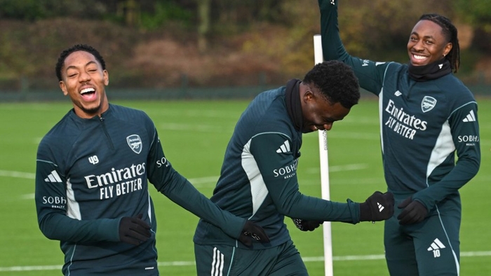 Лучшие фотографии с тренировки перед матчем с "Кристал Пэлас"