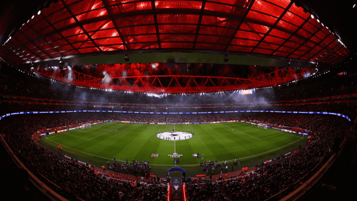 Emirates Stadium достиг 100 европейских матчей